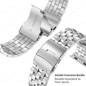 Stainless Steel Metal Apple Watch Bands - 2 color options 38mm - 49mm Axios Bands