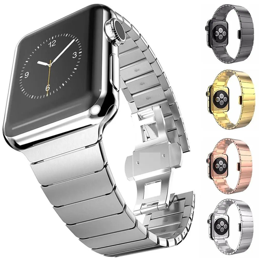 Stainless Steel Metal Apple Watch Bands 4 color