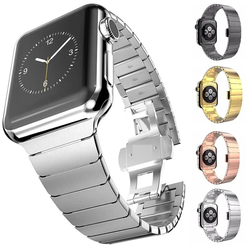 Stainless Steel Metal Apple Watch Bands - 4 color options 38mm - 49mm Axios Bands