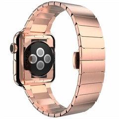 Stainless Steel Metal Apple Watch Bands - 4 color options 38mm - 49mm - 