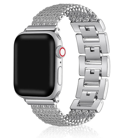 Stainless Steel Metal Apple Watch Bands - 4 color options 38mm - 49mm -