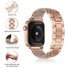 Load image into Gallery viewer, Stainless Steel Metal Apple Watch Bands - 4 color options 38mm - 49mm Axios Bands
