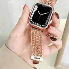 Load image into Gallery viewer, Stainless Steel Metal Apple Watch Bands - 4 color options 38mm - 49mm Axios Bands