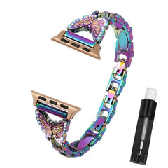 Stainless Steel Metal Apple Watch Bands - 6 color options 38mm - 49mm -