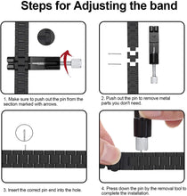 Load image into Gallery viewer, Stainless Steel Metal Apple Watch Bands - 6 color options 38mm - 49mm Axios Bands