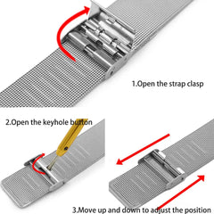 Stainless Steel Metal Apple Watch Bands - 6 color options 38mm - 49mm - 