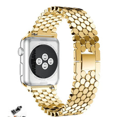 Stainless Steel Metal Apple Watch Bands - 7 color options 38mm - 49mm -