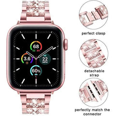 Stainless Steel Metal Apple Watch Bands - 7 color options 38mm - 49mm -