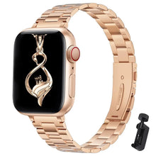 Load image into Gallery viewer, Stainless Steel Metal Apple Watch Bands - 7 color options 38mm - 49mm Axios Bands