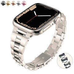 Stainless Steel Metal Apple Watch Bands - 7 color options 38mm - 49mm - 