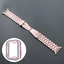 Load image into Gallery viewer, Stainless Steel Metal Apple Watch Bands + CASE - 15 color options 38mm - 45mm Axios Bands