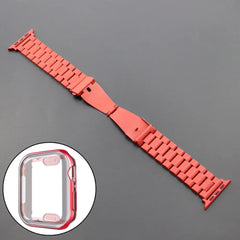 Stainless Steel Metal Apple Watch Bands + CASE - 15 color options 38mm - 45mm -
