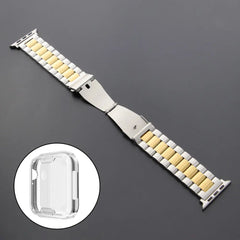 Stainless Steel Metal Apple Watch Bands + CASE - 15 color options 38mm - 45mm -