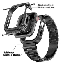 Load image into Gallery viewer, Stainless Steel Metal Apple Watch Bands + CASE - 9 color options 40mm - 49mm Axios Bands
