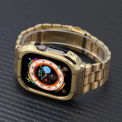 Stainless Steel Metal Apple Watch Bands + CASE - 9 color options 40mm - 49mm -