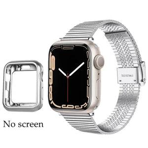 Stainless Steel Metal Bracelet Strap for Apple Watch Band - 14 Shades Axios Bands