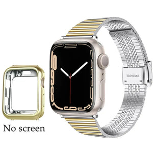 Stainless Steel Metal Bracelet Strap for Apple Watch Band - 14 Shades Axios Bands