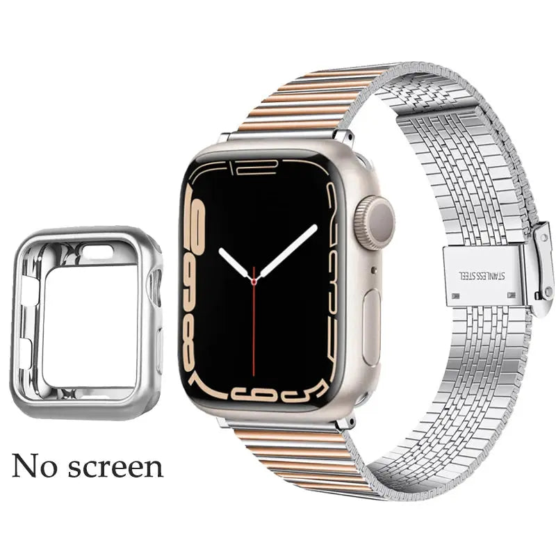 Stainless Steel Metal Bracelet Strap for Apple Watch Band - 14 Shades Axios Bands