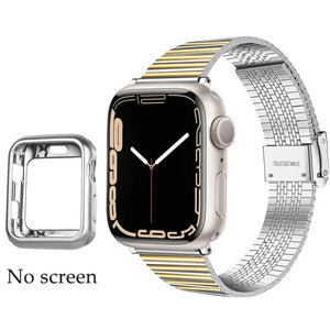 Stainless Steel Metal Bracelet Strap for Apple Watch Band - 14 Shades Axios Bands