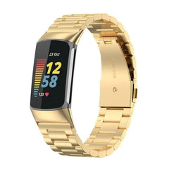 Stainless Steel Metal Fitbit Band For Charge 5 & 6 - 4 color options -