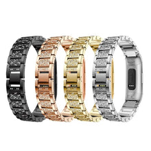 Load image into Gallery viewer, Stainless Steel Metal Fitbit Band For Charge 5 - 4 color options Axios Bands

