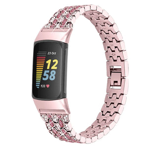 Stainless Steel Metal Fitbit Band For Charge 5 - 5 color options Axios Bands