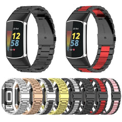 Stainless Steel Metal Fitbit Band For Charge 5 & 6 - 8 color options - 