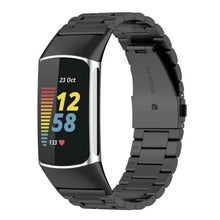 Load image into Gallery viewer, Stainless Steel Metal Fitbit Band For Charge 5 - 8 color options Axios Bands
