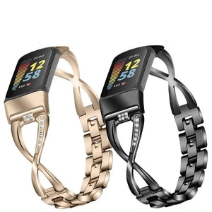 Stainless Steel Metal Fitbit Band For Charge 5 - five color options Axios Bands