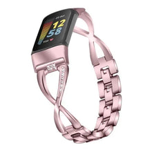 Load image into Gallery viewer, Stainless Steel Metal Fitbit Band For Charge 5 - five color options Axios Bands