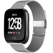 Load image into Gallery viewer, Stainless Steel Metal Fitbit Band For Versa, Versa 2, Versa Lite - 7 color options Axios Bands