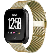 Load image into Gallery viewer, Stainless Steel Metal Fitbit Band For Versa, Versa 2, Versa Lite - 7 color options Axios Bands