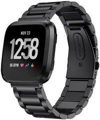 Stainless Steel Metal Fitbit Band For Versa, Versa 2, Versa Lite - 9 color options -