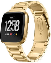 Load image into Gallery viewer, Stainless Steel Metal Fitbit Band For Versa, Versa 2, Versa Lite - 9 color options Axios Bands