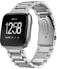 Stainless Steel Metal Fitbit Band For Versa, Versa 2, Versa Lite - 9 color options -