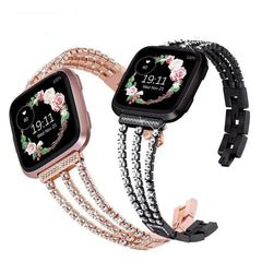 Stainless Steel Metal For Fitbit For Versa, Versa 2, Versa Lite - 3 color options - 