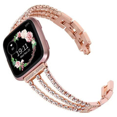 Stainless Steel Metal For Fitbit For Versa, Versa 2, Versa Lite - 3 color options - 