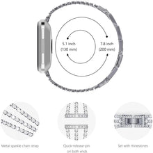 Load image into Gallery viewer, Stainless Steel Metal For Fitbit For Versa, Versa 2, Versa Lite - 3 color options Axios Bands