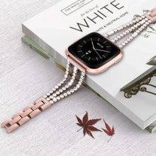 Load image into Gallery viewer, Stainless Steel Metal For Fitbit For Versa, Versa 2, Versa Lite - 3 color options Axios Bands