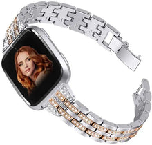Load image into Gallery viewer, Stainless Steel Metal For Fitbit For Versa, Versa 2, Versa Lite - 4 color options Axios Bands
