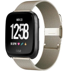 Stainless Steel Metal For Fitbit For Versa, Versa 2, Versa Lite - 7 color options - 