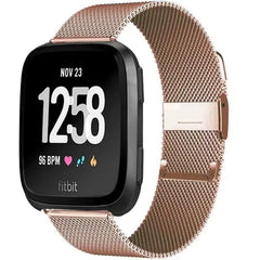 Stainless Steel Metal For Fitbit For Versa, Versa 2, Versa Lite - 7 color options - 