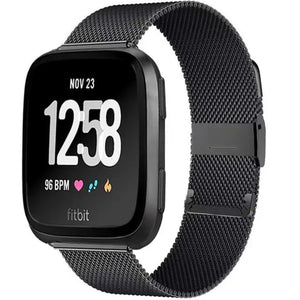 Stainless Steel Metal For Fitbit For Versa, Versa 2, Versa Lite - 7 color options Axios Bands