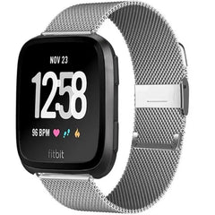 Stainless Steel Metal For Fitbit For Versa, Versa 2, Versa Lite - 7 color options - 
