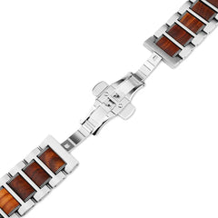 Steel & Wood Apple Watch Bands - 2 color options 38mm - 49mm -