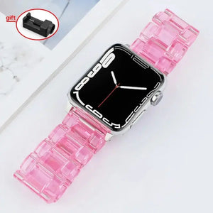 Stylish Candy Link Bracelet Strap for Apple Watch Band 38mm to 49mm - 19 Colors Axios Bands