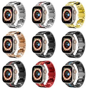 Titanium Steel Metal Apple Watch Bands - 14 color options 42mm - 49mm Axios Bands
