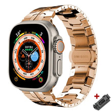 Load image into Gallery viewer, Titanium Steel Metal Apple Watch Bands - 14 color options 42mm - 49mm Axios Bands
