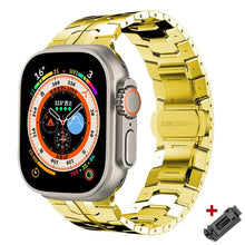 Load image into Gallery viewer, Titanium Steel Metal Apple Watch Bands - 14 color options 42mm - 49mm Axios Bands
