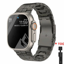 Load image into Gallery viewer, Titanium Steel Metal Apple Watch Bands - 4 color options 38mm - 49mm Axios Bands
